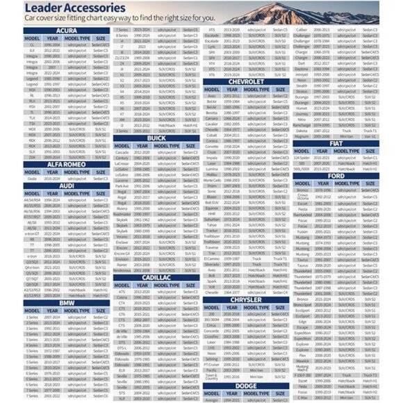 Leader Accessories Car Covers for Automobiles All-Weather Limited Waterproof - Picture 4 of 7